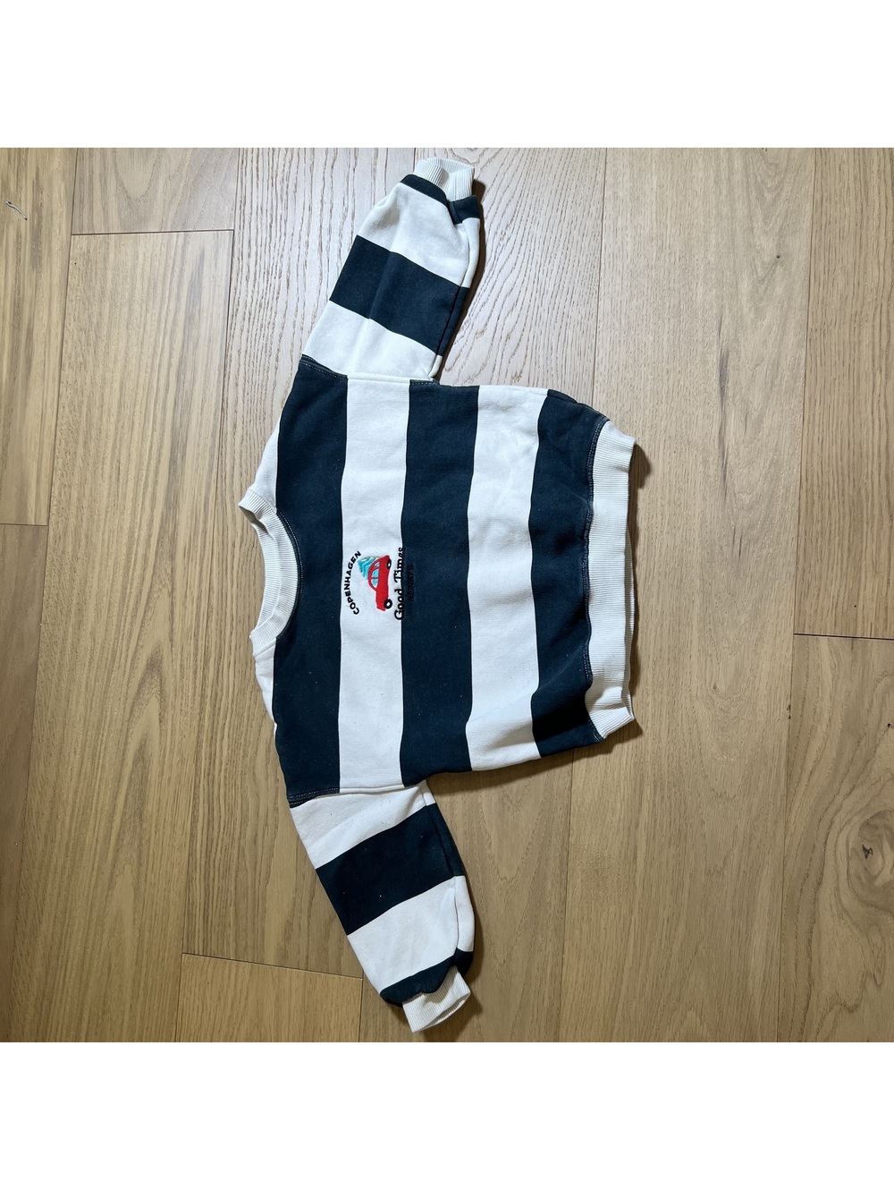 Zara Kids' Navy and white SweaTee – Size 4T/4